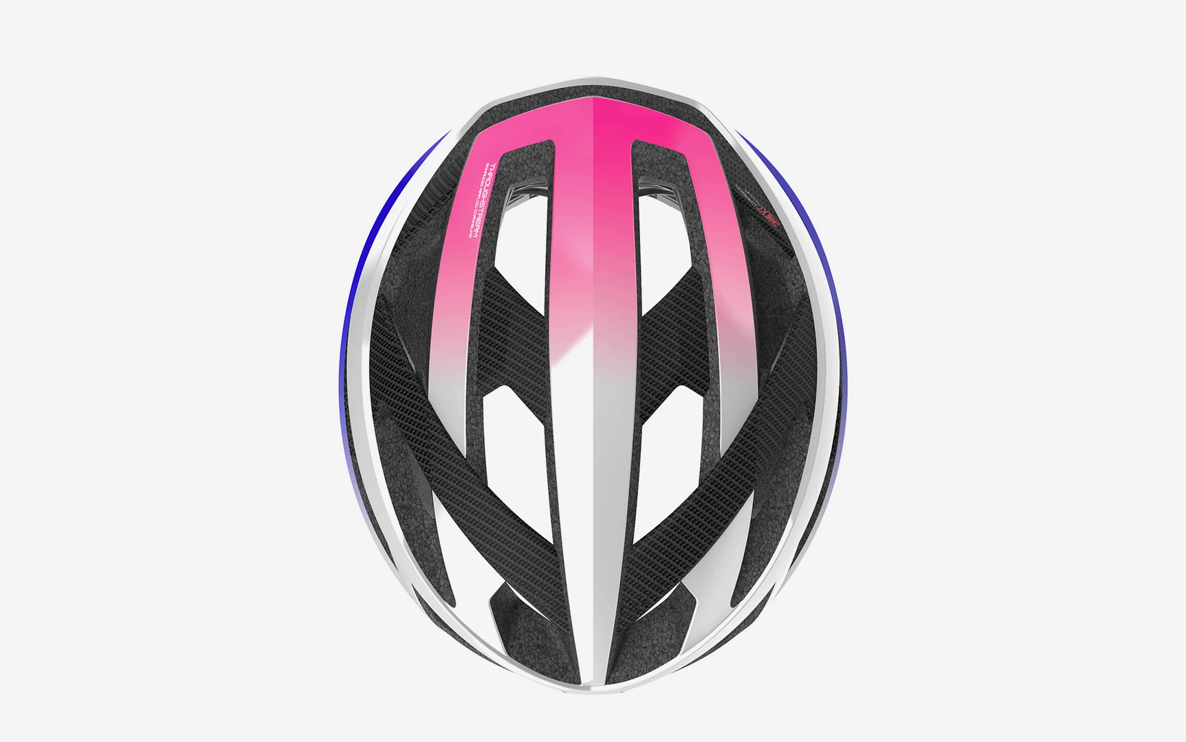 Kask Rudy Project Rebel Pearl Metal Pink / Cyber Blue Shiny - obrazek 2