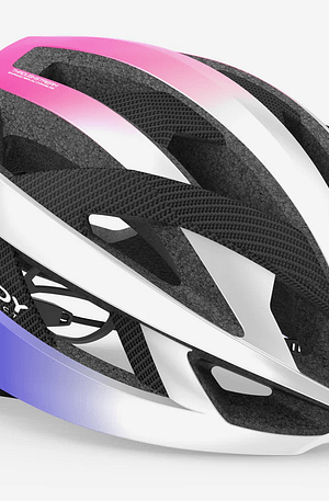 HL74010_-Rebel_Pearl-Metal-Pink-cyber-blue Kask Rudy Project Rebel Pearl Metal Pink / Cyber Blue Shiny
