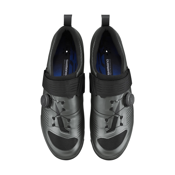 Buty triathlonowe Shimano TR9 matte gunmetal - obrazek 4