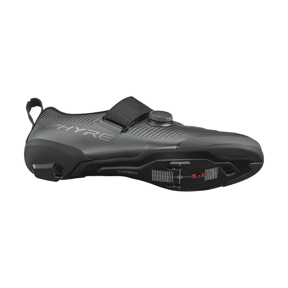 Buty triathlonowe Shimano TR9 matte gunmetal - obrazek 3